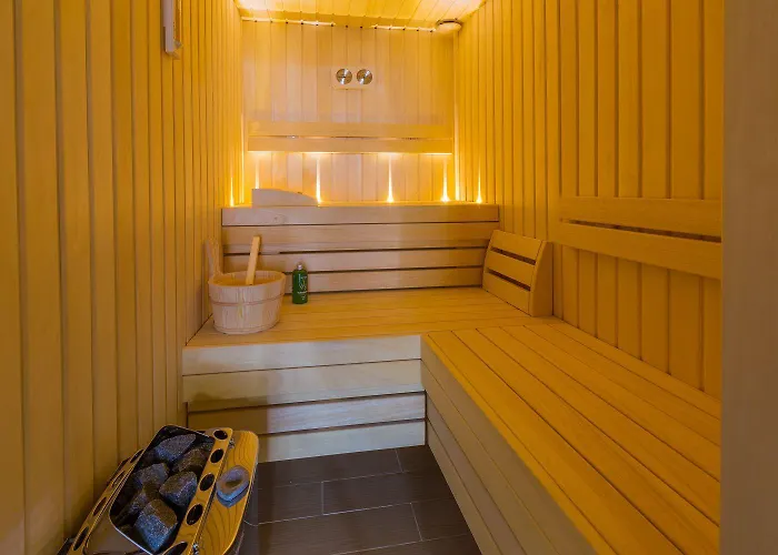 بيت للعطل Einzigartiges Mit Sauna, Whirlpool, Meerblick, Fitnessraum, Grill